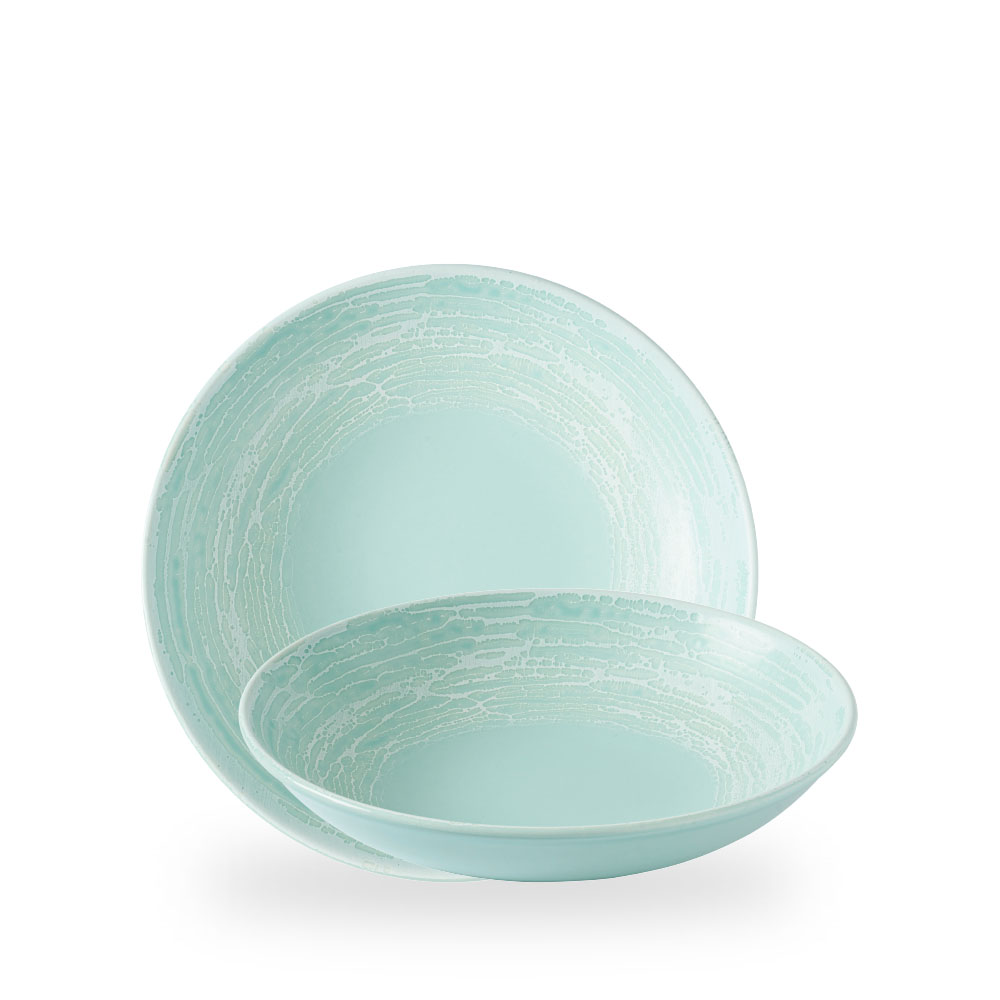 Churchill, Elements : Aqua - Teller tief Coup, 24,8 cm/ 1,11 ltr.