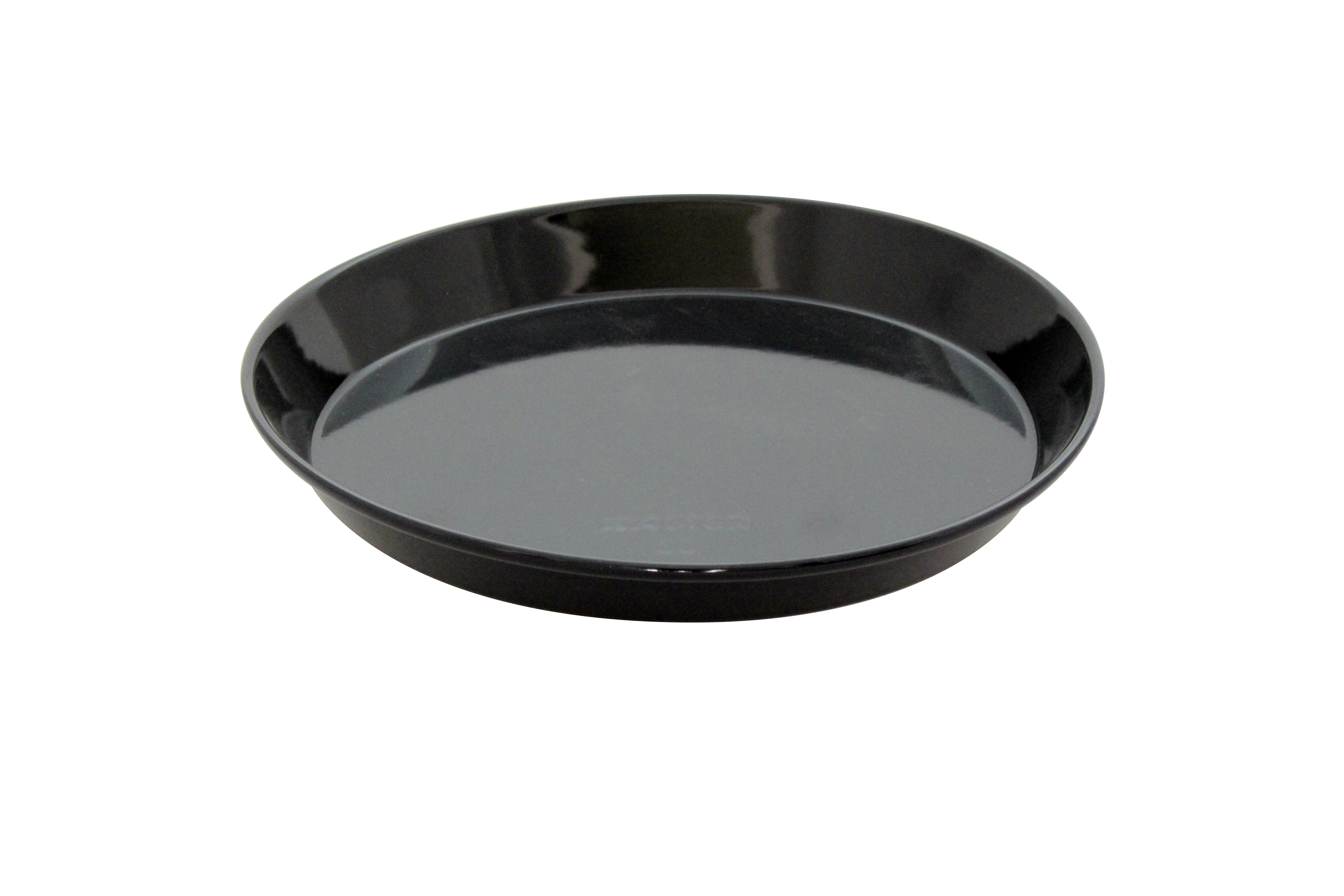 Kuchenblech, emailiert, schwarz, D: 300 mm, H: 35 mm, V: 2,05 ltr.