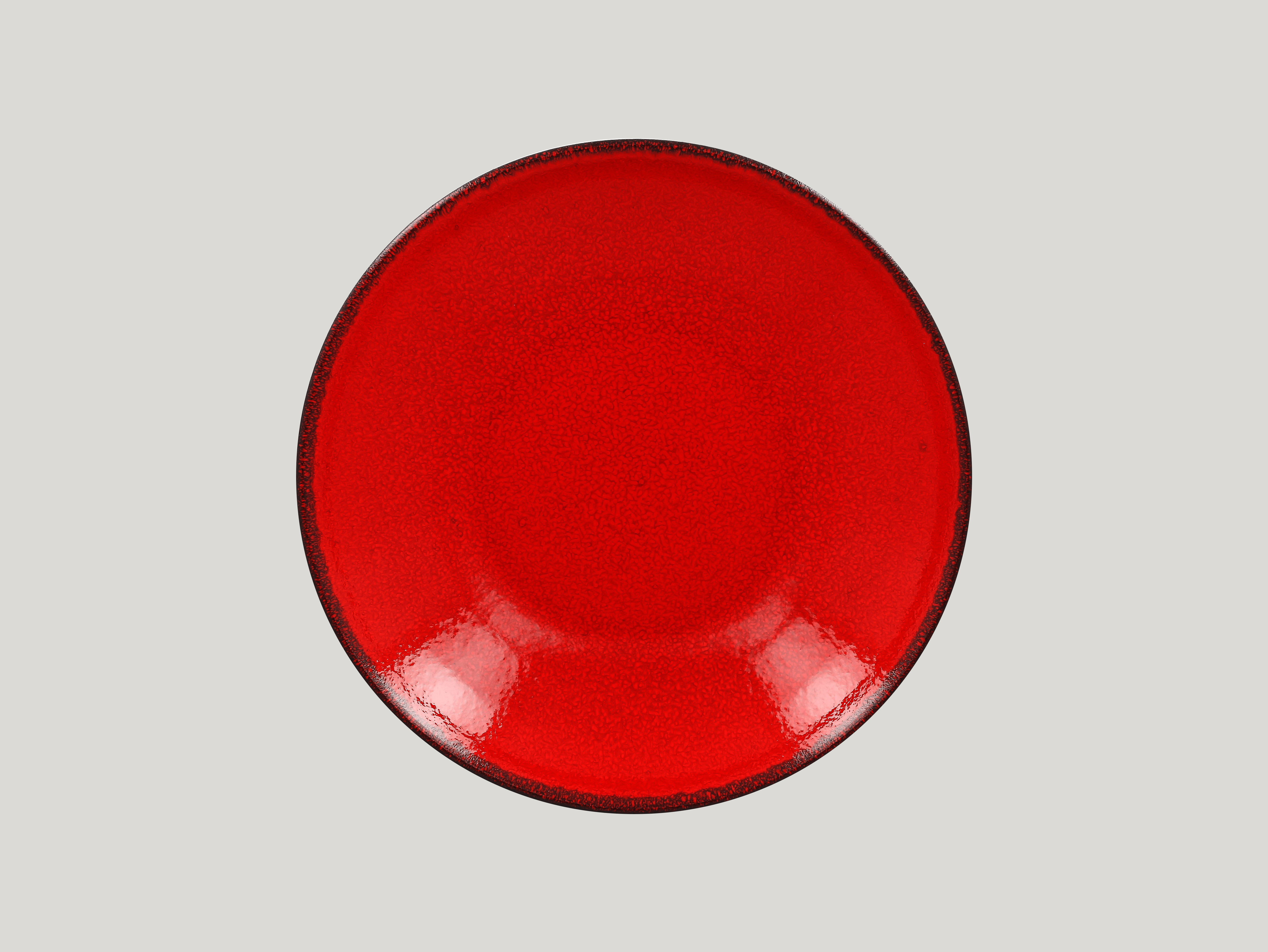 RAK, Fire : Red - Teller tief coup, 27,8 x 4,7 cm/ 1,38 ltr.