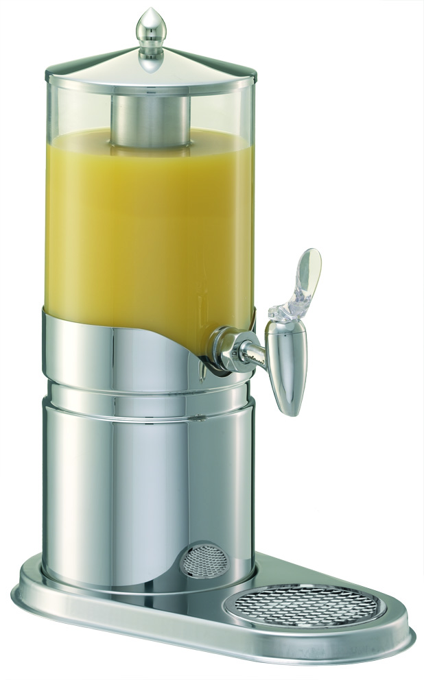 ELEGANCE Saftkanne 2,5 ltr., Edelstahl, klarer Behälter, L: 336 mm, B: 205 mm, H: 435 mm