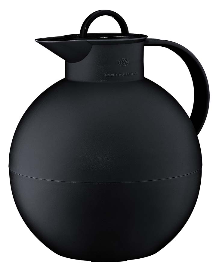 Isolierkanne Alfi KUGEL, Inhalt: 0,94 ltr., Farbe: Velvet Black matttiert