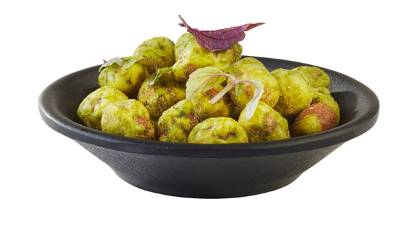 Dipschälchen ZEN D: 8 cm, H: 1,5 cm, 0,03 ltr., Melamin, schwarz, Steinoptik