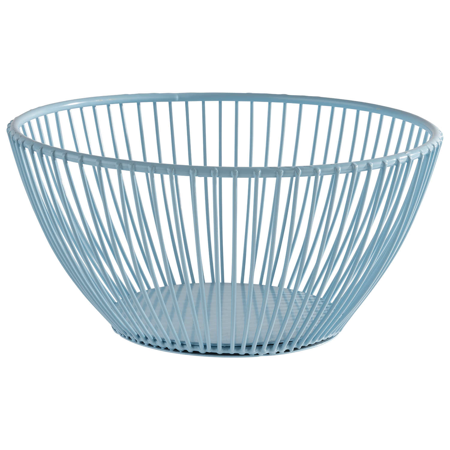 Korb SVART, Metall, D: 17,5 cm, H: 8 cm, Farbe: dream blue