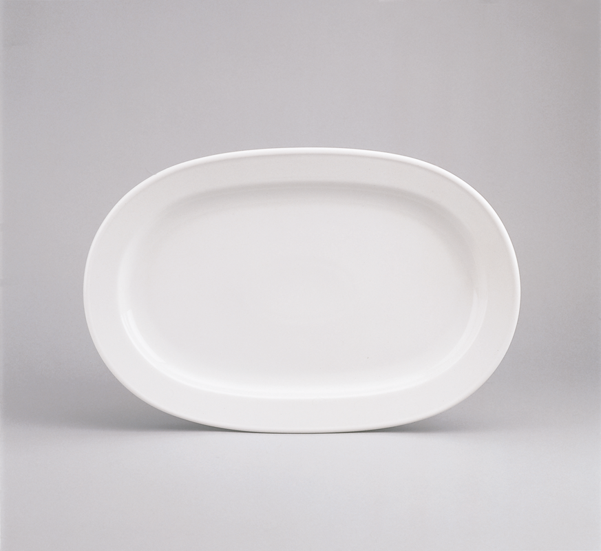 Schönwald, 98 - Platte, Fahne, weiss, uni, 26 cm