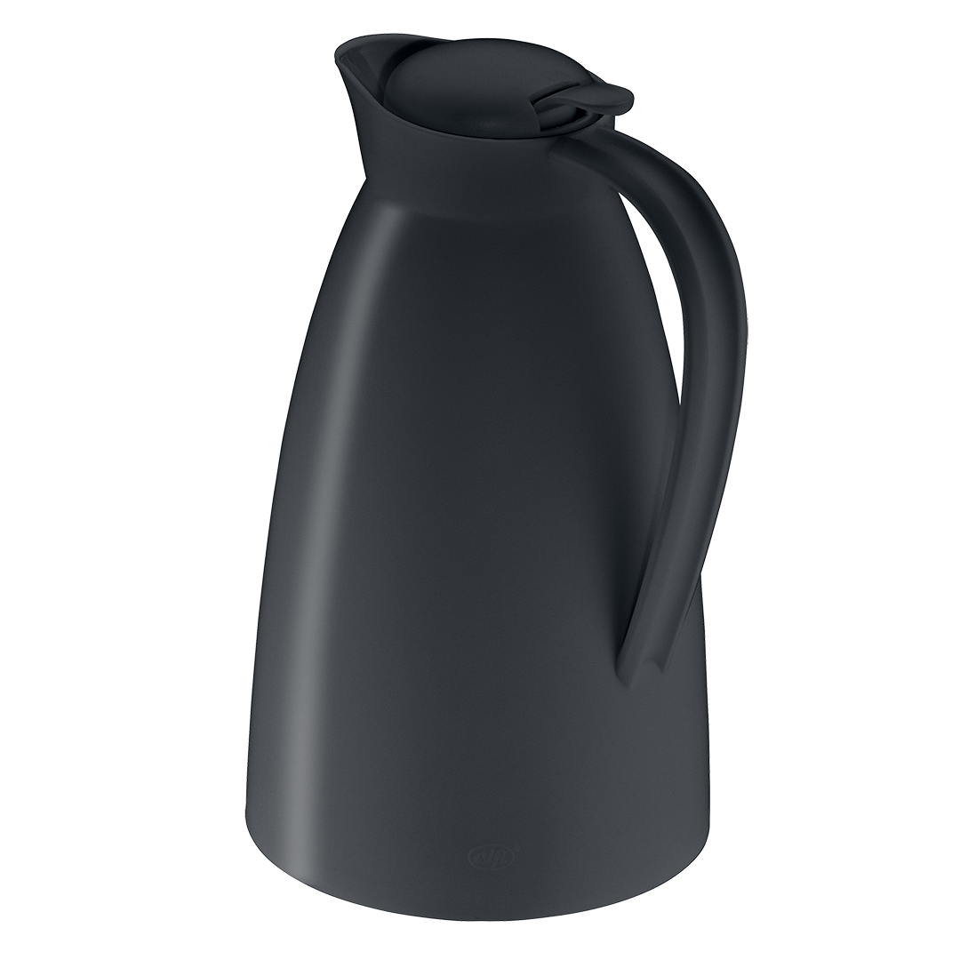Isolierkanne Alfi ECO, Inhalt: 1,0 ltr., Farbe: Velvet Black mattiert