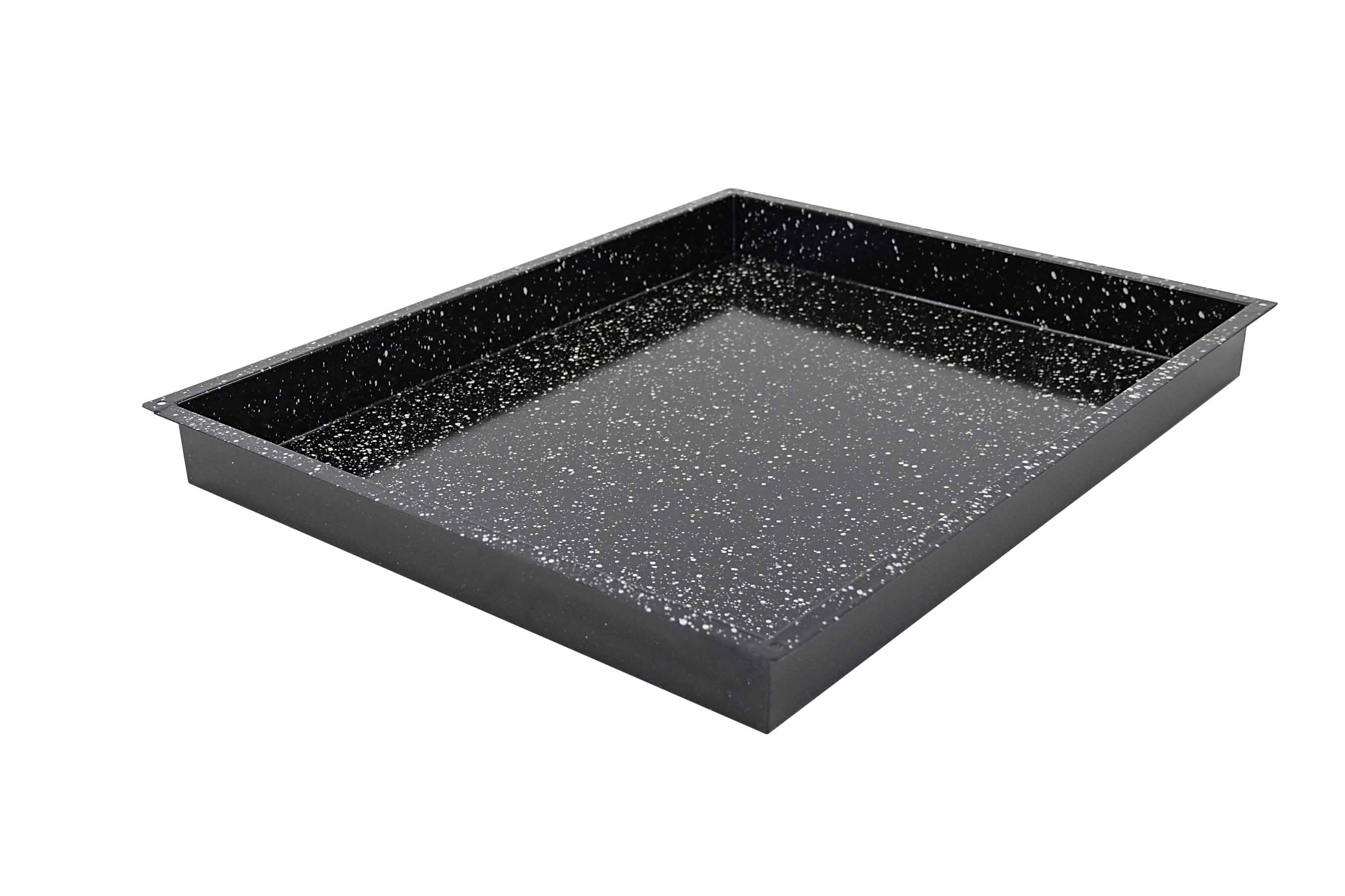 Back-, Konvektomatenblech, Stahlblech, Granit-Emaille, GN 2/1, 530 x 650 x 60 mm