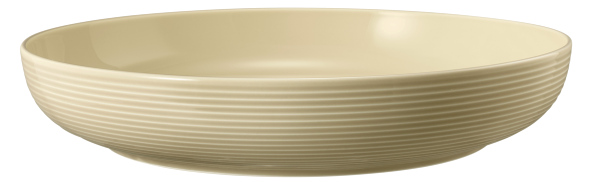 Seltmann Weiden, Beat : Sandbeige - Foodbowl mit Relief, 28 cm/ 2,27 ltr.