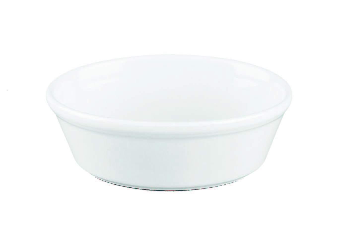 Churchill, Cookware - Backform oval, uni/ weiss, 15,2 x 11,3 x 5 cm/ 0,45 ltr.