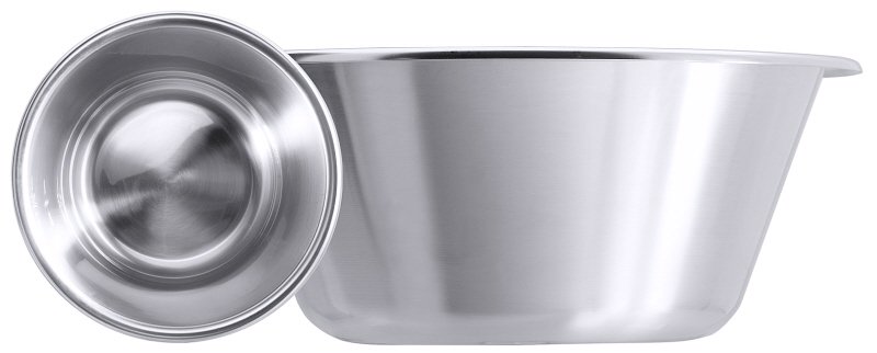 Küchenschüssel graduiert, I: 8 ltr., D: 34 cm, H: 13 cm, Edelstahl