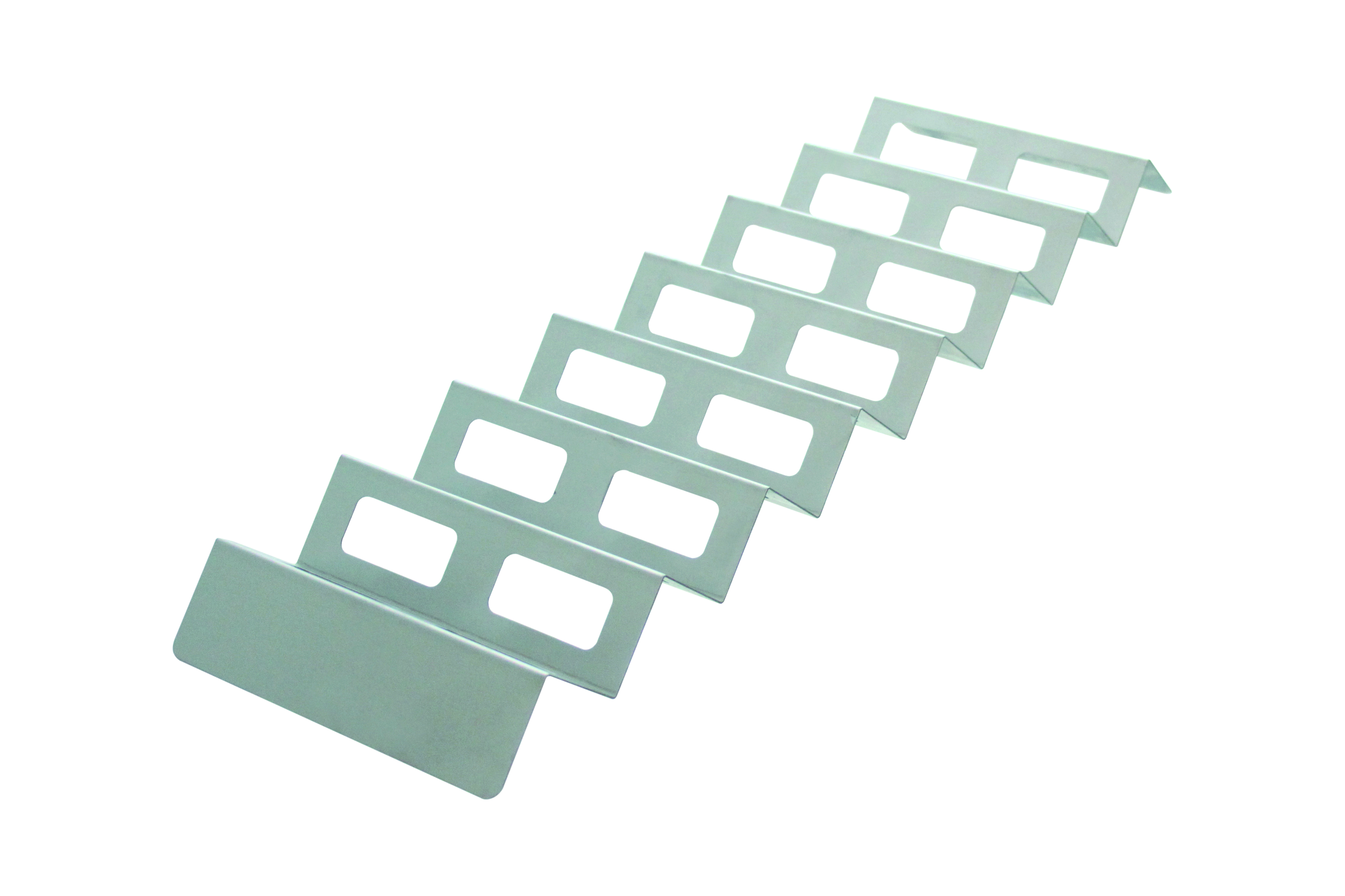 Snack- Verkaufsständer, Wellenform, Edelstahl, 560 x 175 mm