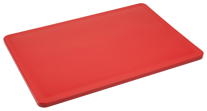 Schneidbrett, HDPE, 34,5 x 24,5 cm, rot