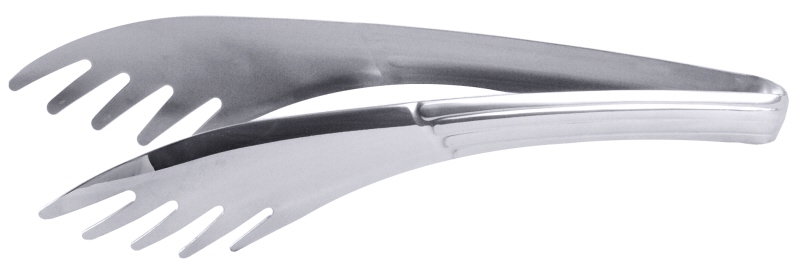 Spaghettizange, fugenlos, Edelstahl, L: 24 cm