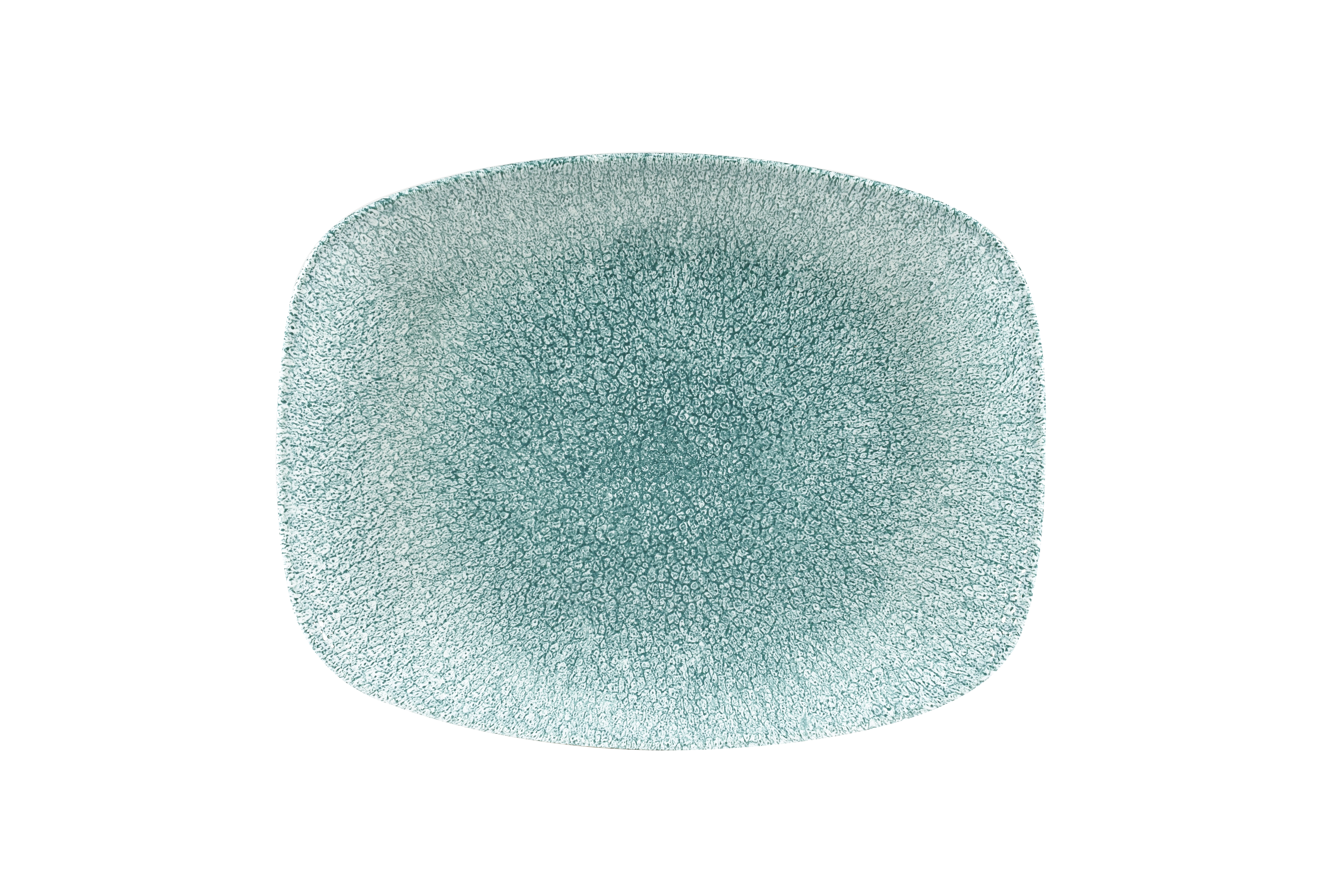 Churchill, Raku : Jade Green - Chefs Platte rechteckig, 26,1 x 20,2 cm