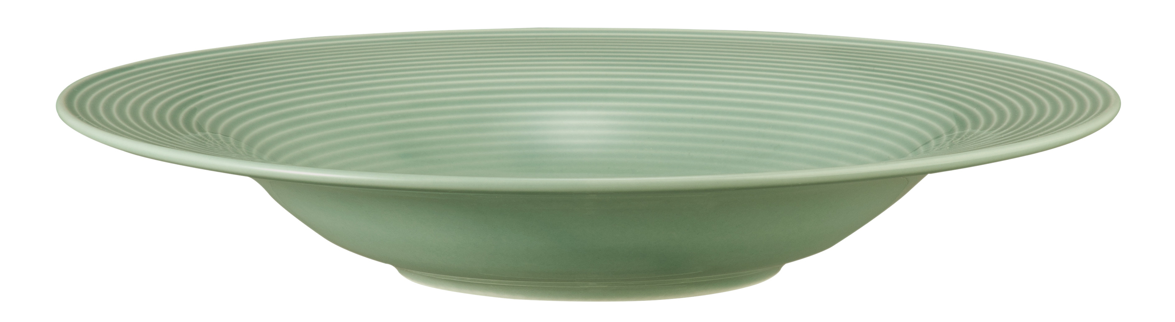 Seltmann Weiden, Beat : Salbeigrün - Pasta-, Salatteller rund mit Relief, 27,5 cm/ 0,5 ltr.