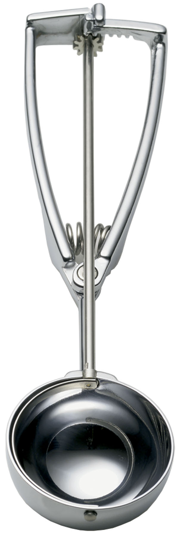 Eisportionierer rund - Modell CR, Edelstahl, G: 1/12 ltr., I: 83 ml, D: 67 mm