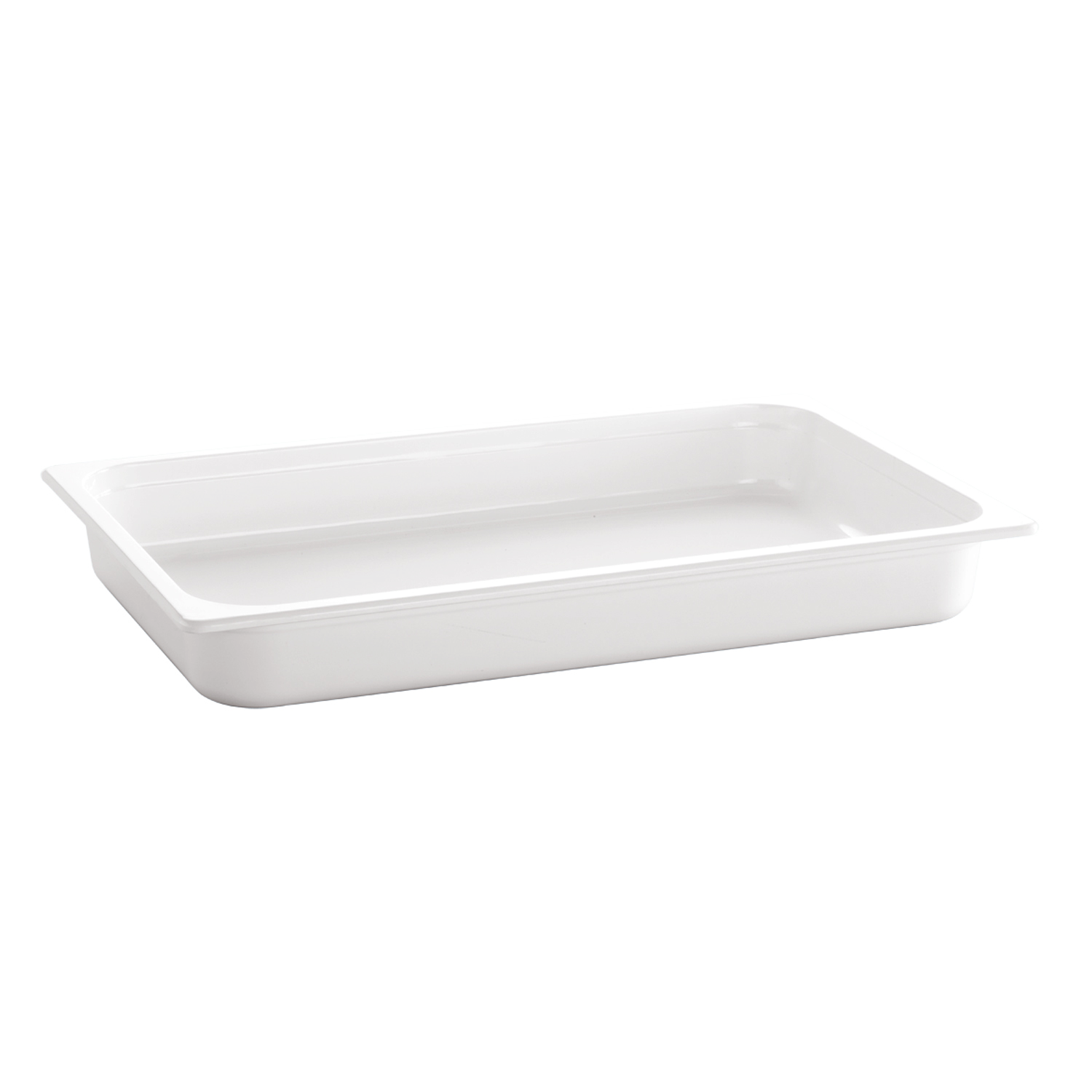 GN 1/1 Behälter FRIENDLY, PET, 53 x 32,5 cm, Tiefe: 65 mm, I: 7,1 ltr., Farbe: weiss