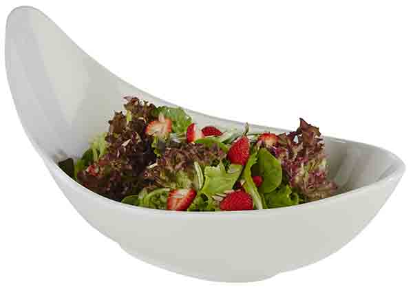 Schale GLOBAL BUFFET 44 x 25 cm, H: 20 cm, Melamin, weiss,