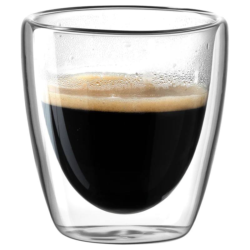 Leonardo, Duo : Espresso-Becher doppelwandig, 2er-Set, Inhalt: 100 ml, D: 6 cm, H: 8 cm
