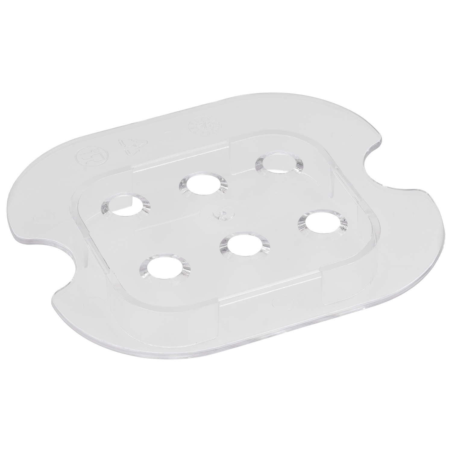 Abtropfgitter für APS GN 1/6 Behälter aus Polycarbonat, 11,7 x 10,4 x 2 cm