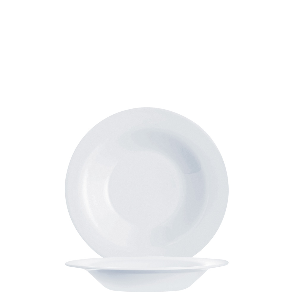 Arcoroc, Intensity - Teller tief, uni, weiss, 22 cm/ 0,35 ltr.