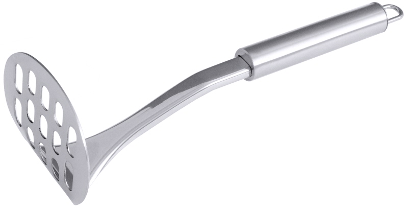 Püreestampfer POLARIS, Edelstahl, 7 x 8,5 cm, L: 23,5 cm