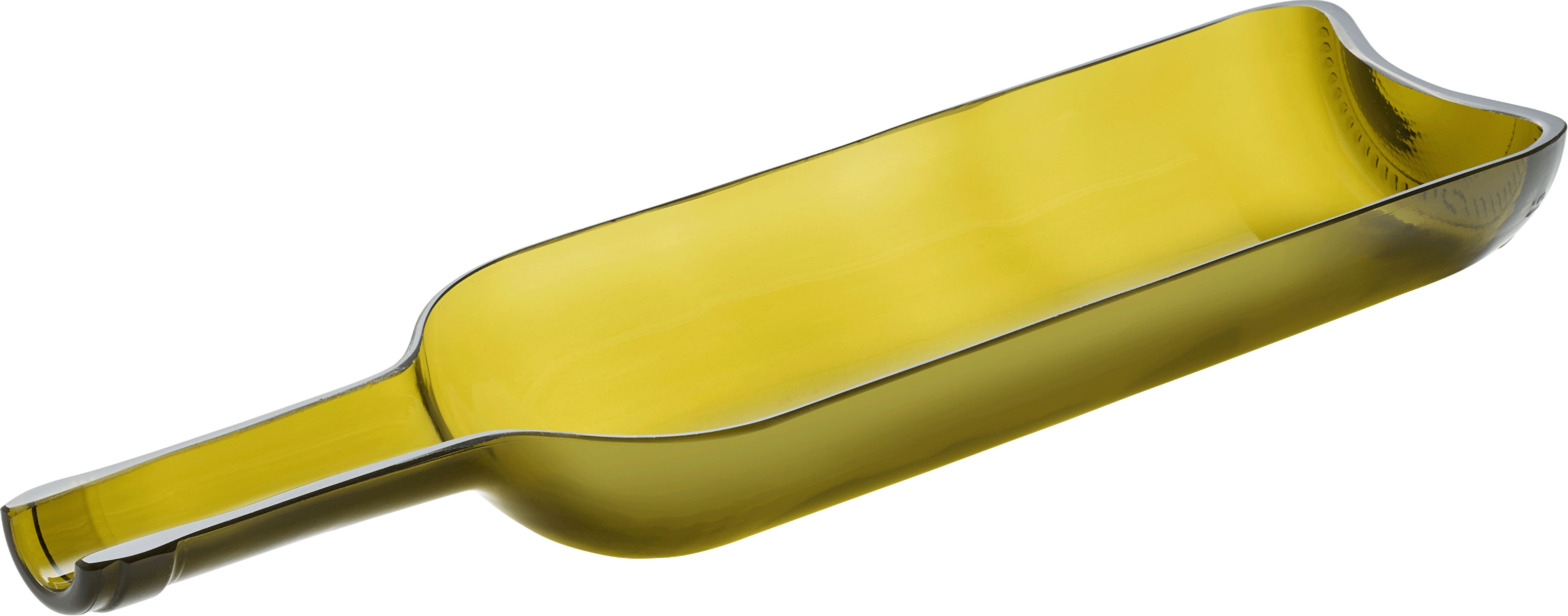 Playground, Glas - Weinflasche halbiert flach 30 x 3,5 cm/ 0,16 ltr.