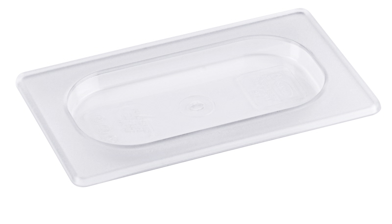 Deckel aus Polycarbonat GN 1/9 für Edelstahlbehälter