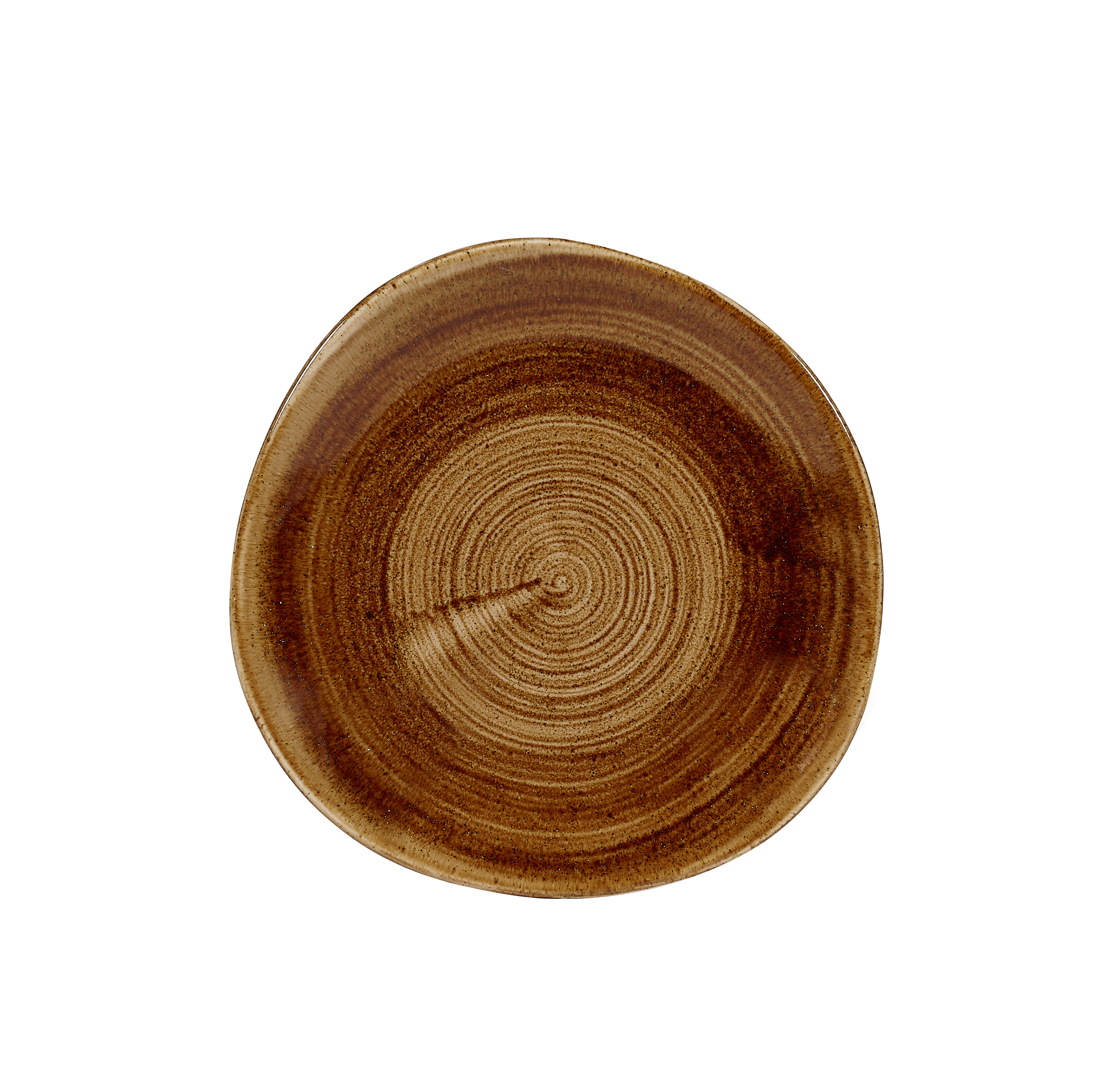 Churchill, Stonecast Patina : Vintage Copper - Teller flach rund Organisch, 21 cm