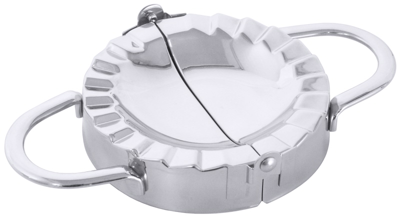 Ravioliformer, EdSt., D: 10 cm, H: 2,5 cm, L: 17,5 cm