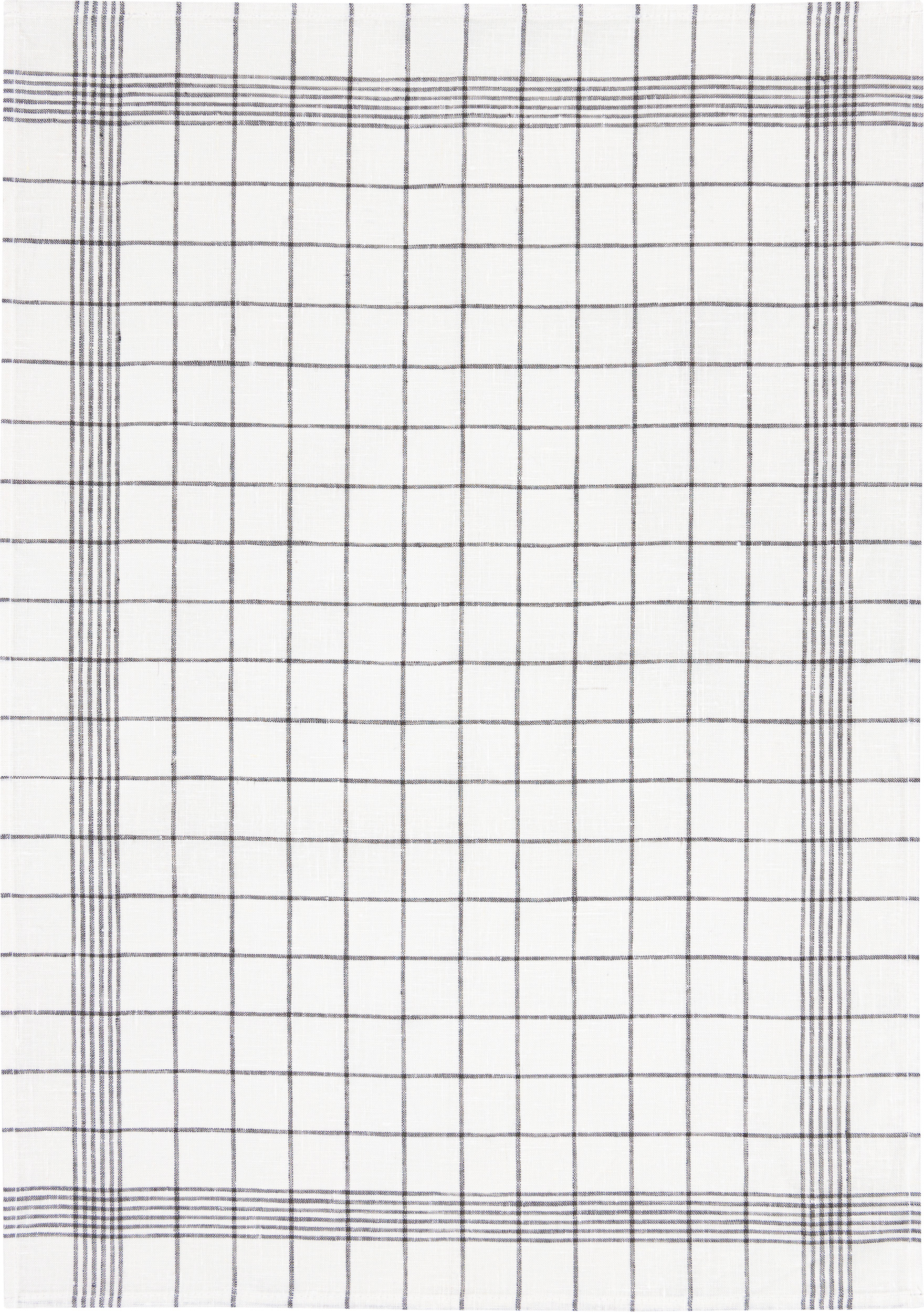 Gläsertuch - Reinleinen Karo 50 x 70 cm