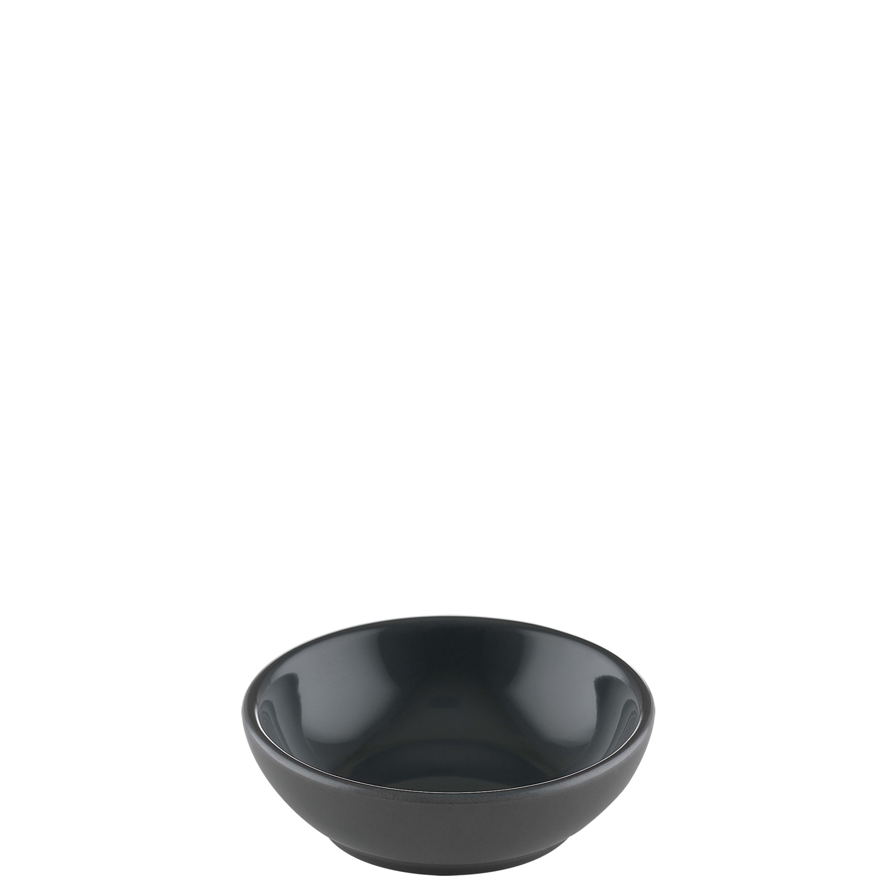 Bauscher, Sandstone : Dekor 700560 Dark Gray Uni - Dip-Schale 8,2 cm/ 0,07 ltr.