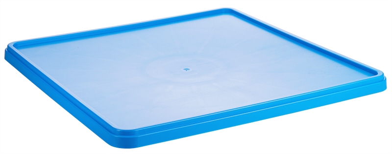 Deckel zu Spülkörben, blaues PP, 50 x 50 cm