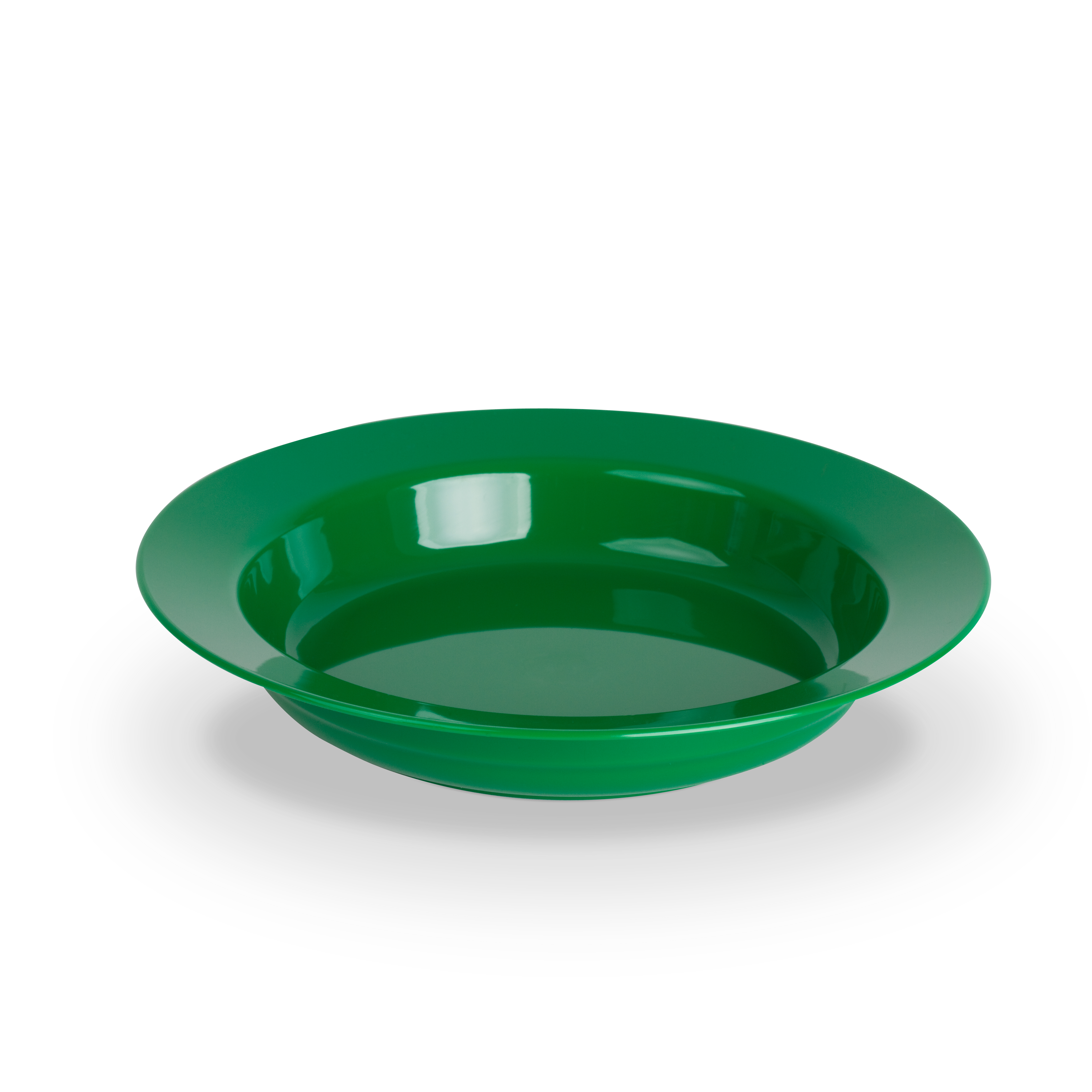 Teller tief PC, uni, grün, D: 19 cm/ 0,35 ltr.