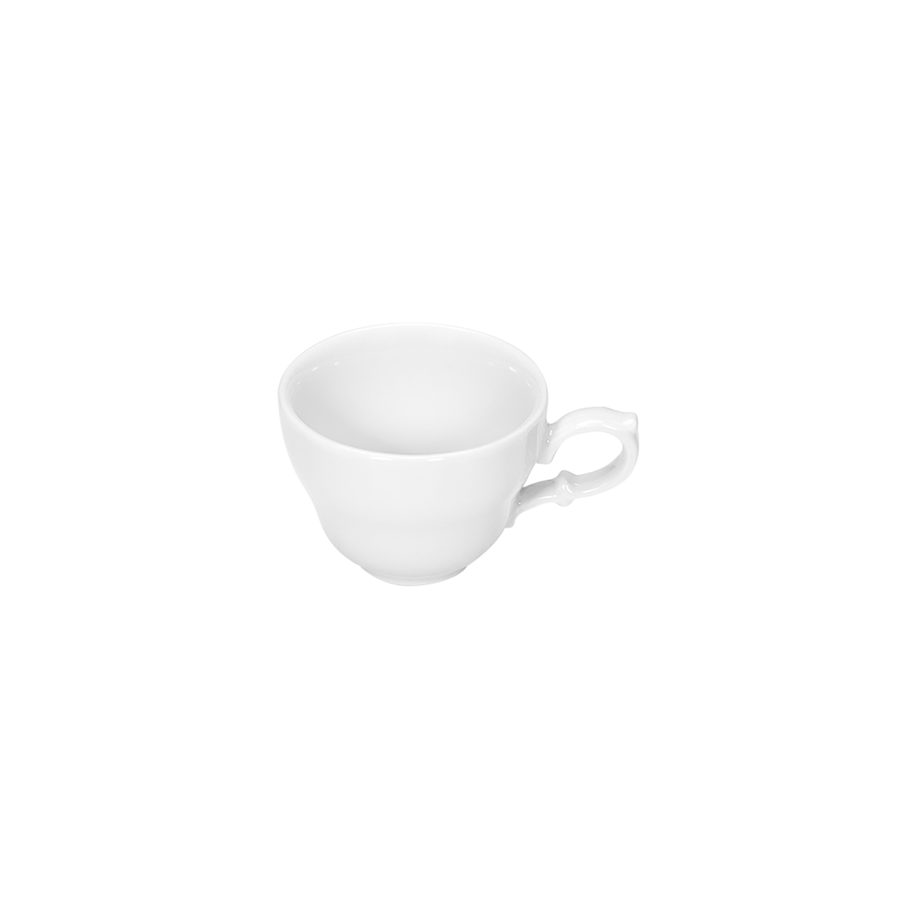 Bauscher, Marie Christine - Mocca-Obertasse, weiss, uni, 0,09 ltr.