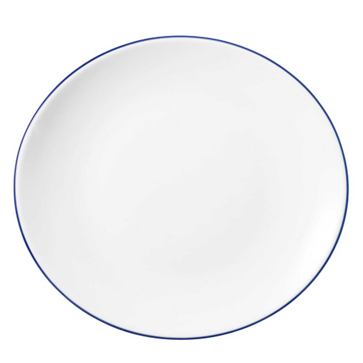 Seltmann Weiden, Modern Life : 10873 Blue Line - Platzteller oval 5235, 34 cm