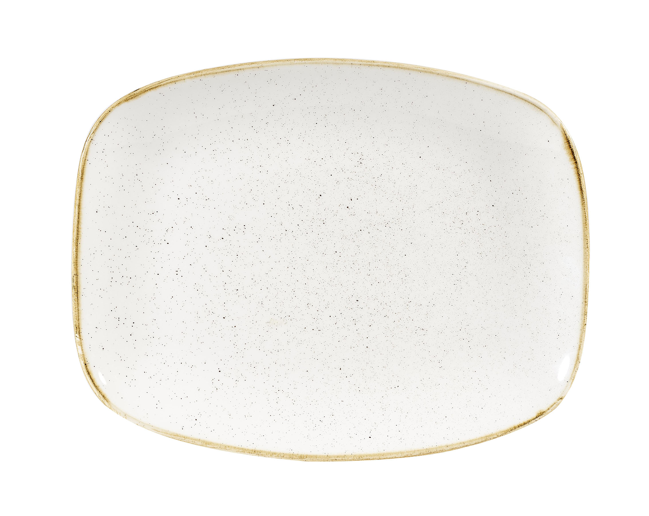 Churchill, Stonecast : Barley White - Chefs Platte rechteckig 34,4 x 23,4 cm