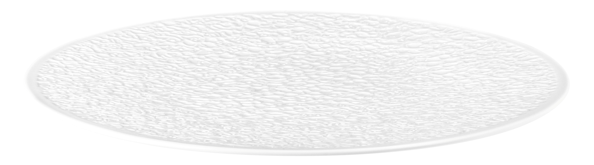 Seltmann Weiden, Nori : Weiss - Platzteller flach, Vollrelief, 33 cm