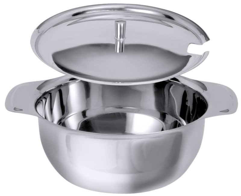 Suppenterrine, Edelstahl, I: 4,5 ltr., D: 23 cm, H: 12 cm