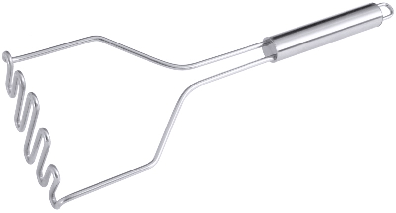 Kartoffelstampfer POLARIS, Edelstahl, 10 x 7 cm, L: 29,5 cm