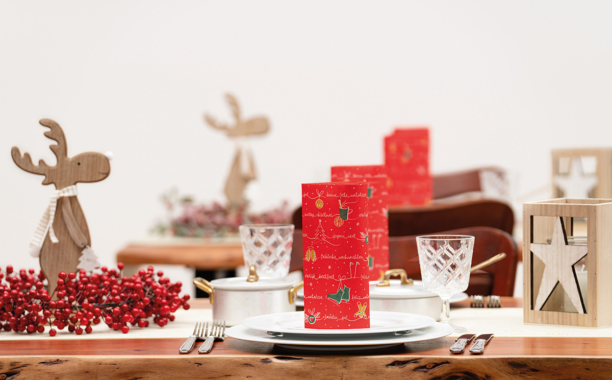 Servietten - Weihnachtsmotiv RAVIN Tissue
