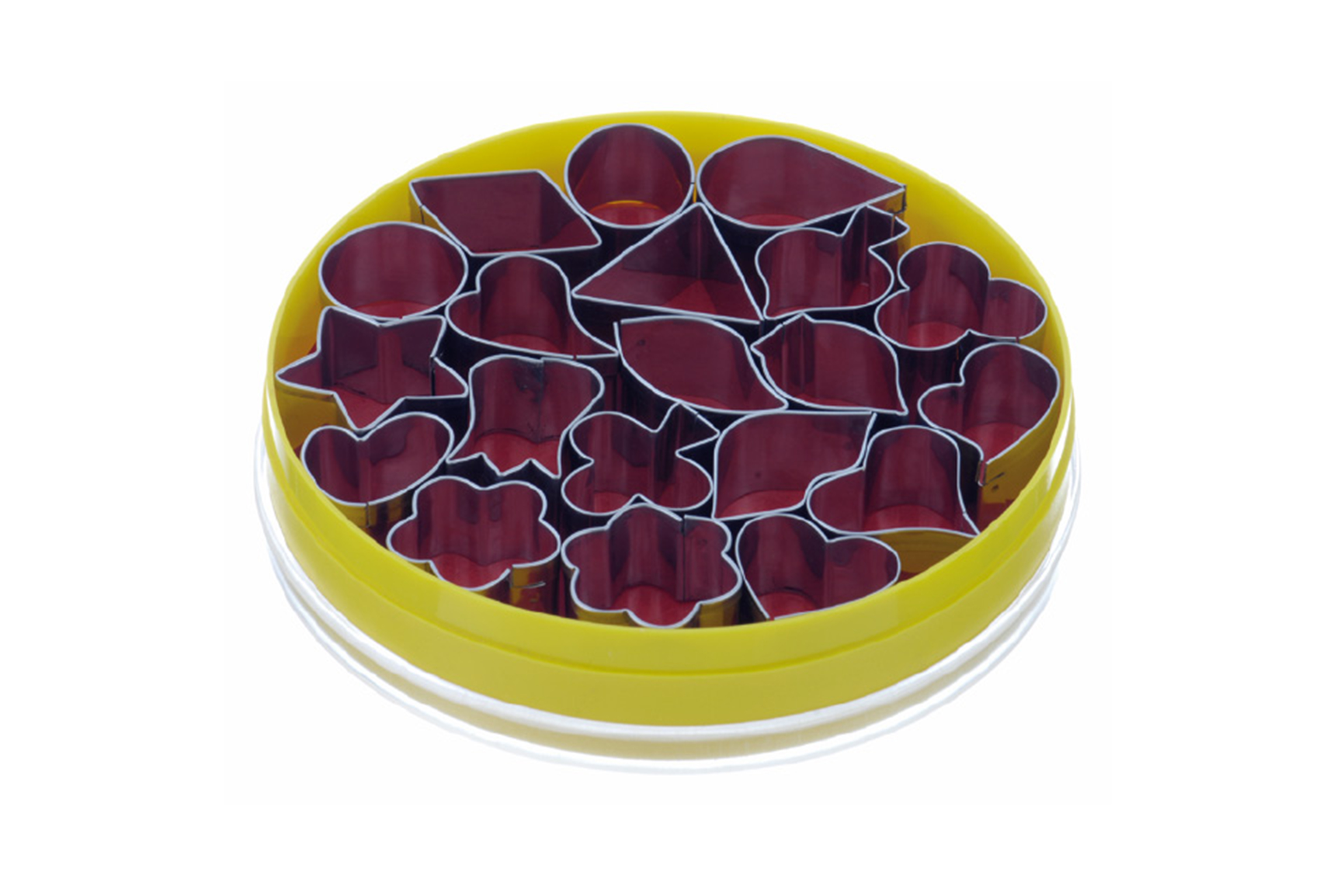 Dekor Ausstecher im Satz Gemischte Formen 20-tlg., Höhe: 20 mm, Edelstahl