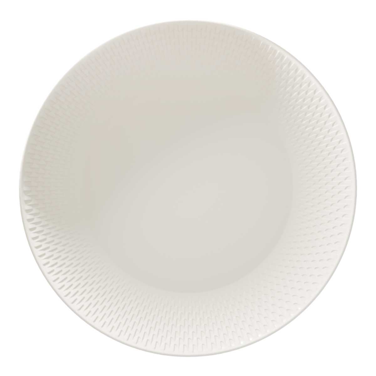 Bauscher, Purity Reflections : Teller flach rund coup Relief, bonewhite, 29 cm