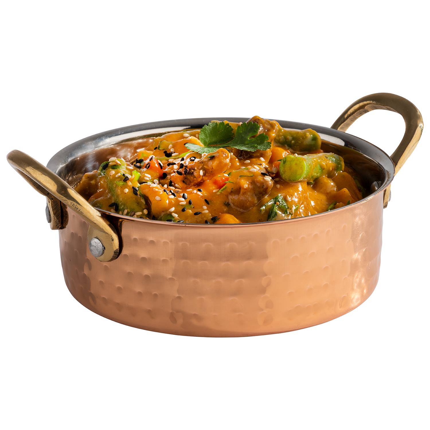 Serviertöpfchen MUMBAI, Edelstahl, D: 14 cm, H: 5 cm, Fb. außen Kupfer-Look