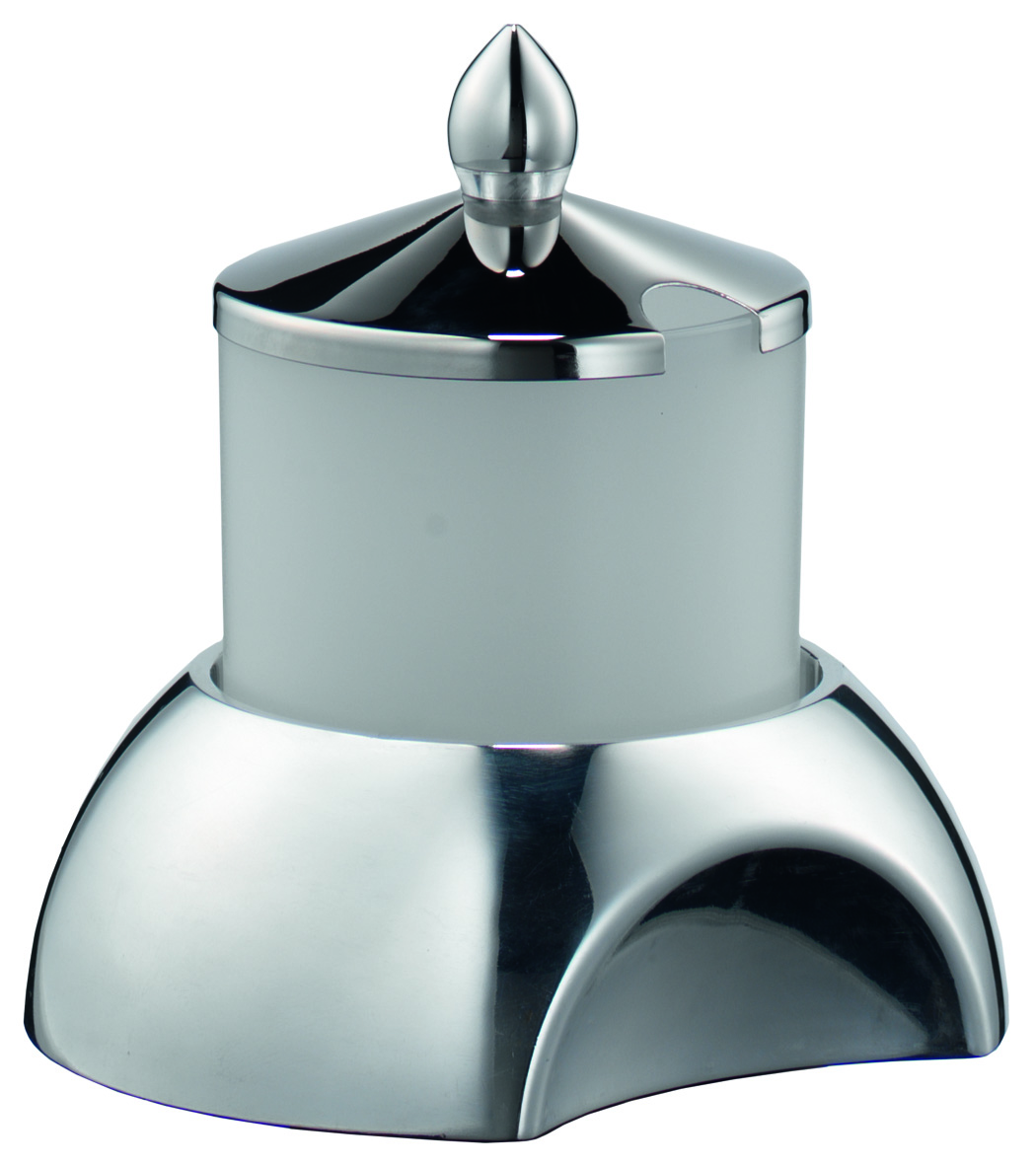 CONNECT Konfitürenbar Cup 0,6 ltr., Edelstahl, opaler Behälter, L: 154 mm, B: 170 mm, H: 175 mm