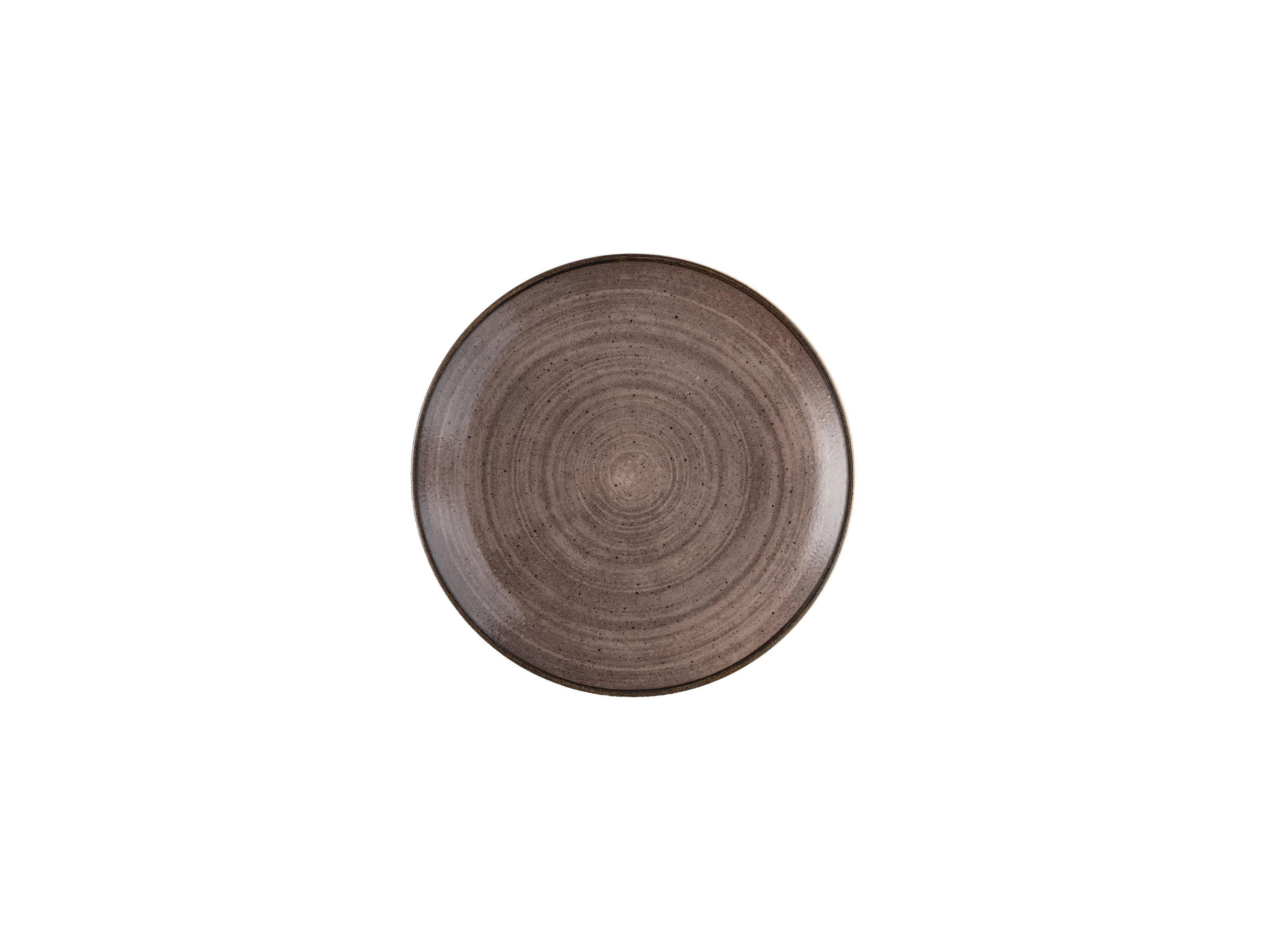 Churchill, Stonecast Raw : Brown Vellum - Teller flach Coup, 26 cm