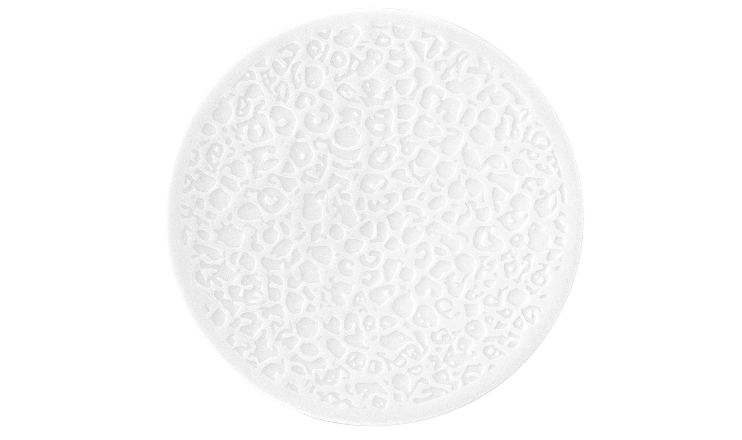 Seltmann Weiden, Nori : Weiss - Servierpodest, Relief, 16 cm