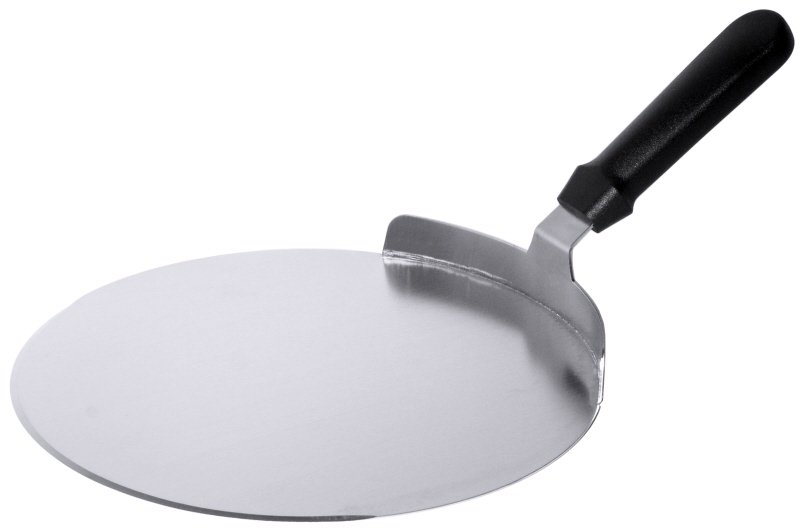 Pizzaheber, rund, EdSt., D: 25,5 cm, Stiel: 15 cm