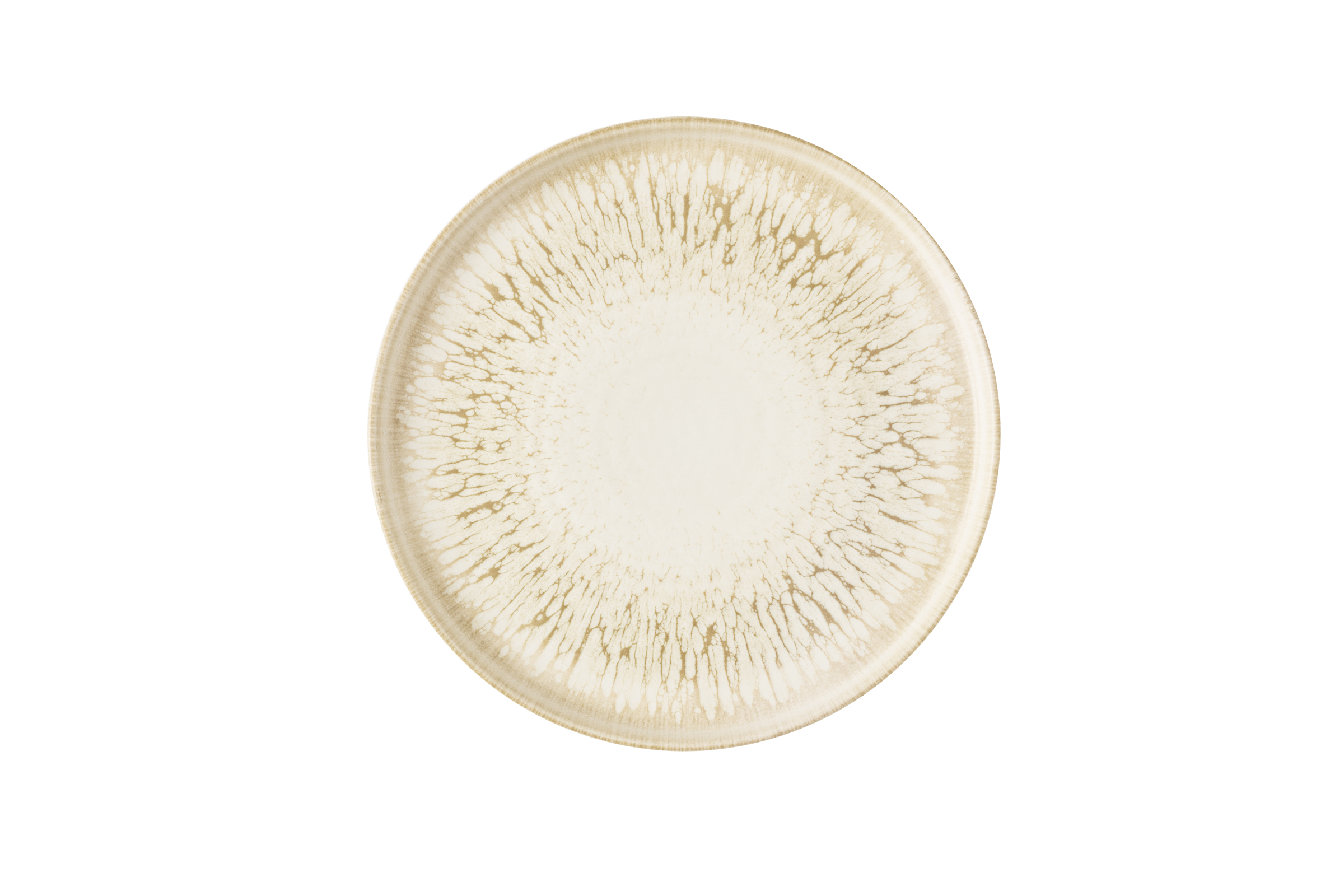 Churchill, Inked Lumé : Natural - Teller flach m. erhöhten Rand, 26 x 2 cm