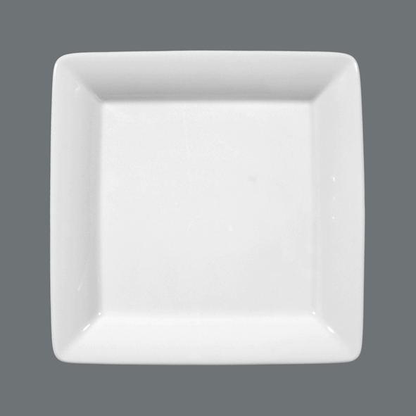 Seltmann, Buffet Gourmet - Platte 5140, uni, weiß, 25 x 25 x 3 cm