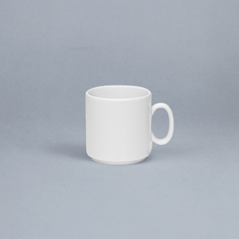 Schönwald, 298 - Kaffeebecher stpb., weiss, uni, 0,3 ltr.